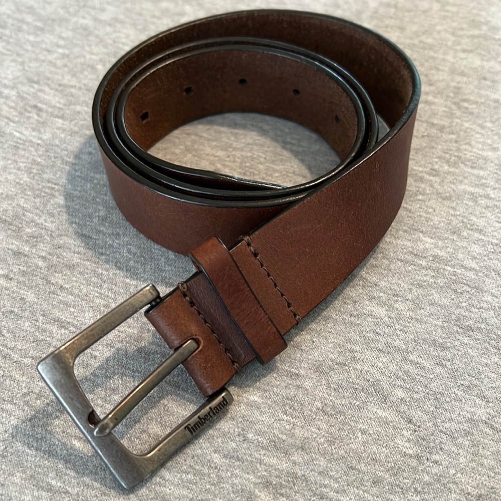 Timberland Brown Leather Belt